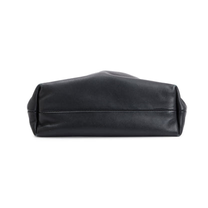 Burberry House Check Black Calfskin Leather Little Crush Crossbody