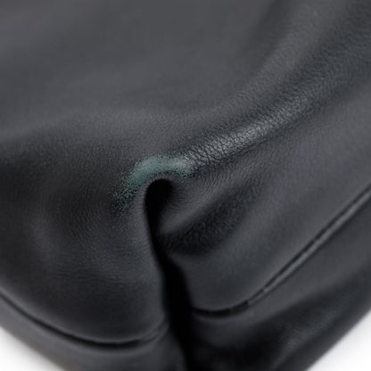 Burberry House Check Black Calfskin Leather Little Crush Crossbody