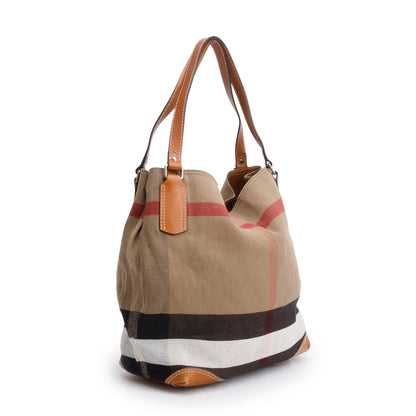 Burberry House Check Canvas Maidstone Tote