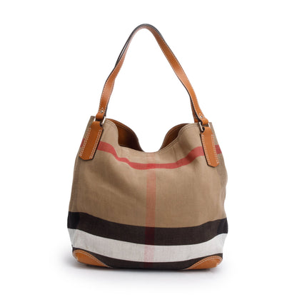 Burberry House Check Canvas Maidstone Tote