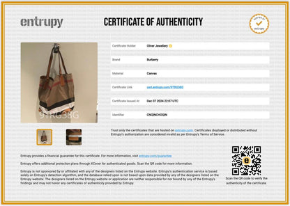 Burberry House Check Canvas Maidstone Tote
