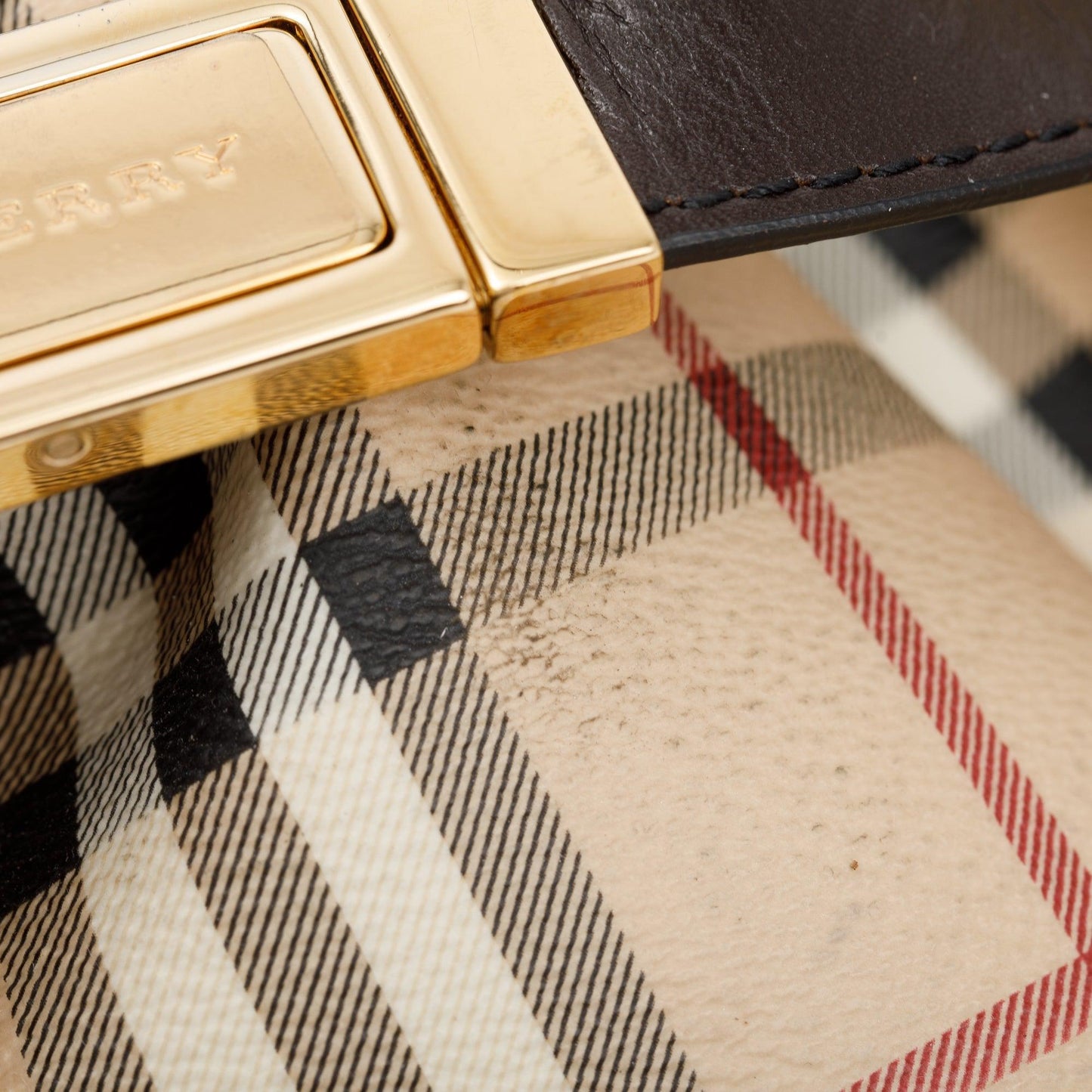 Burberry House Check Canvas Medium Willenmore Hobo Bag