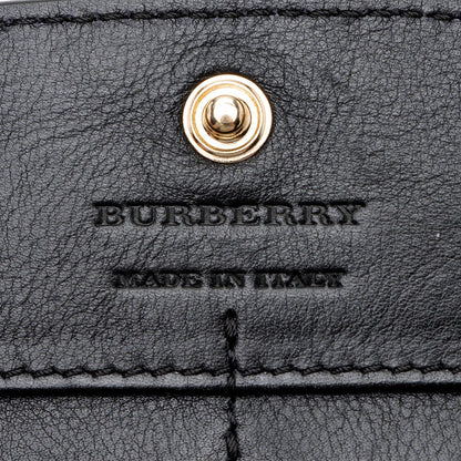 BURBERRY HOUSE CHECK CONTINENTAL WALLET