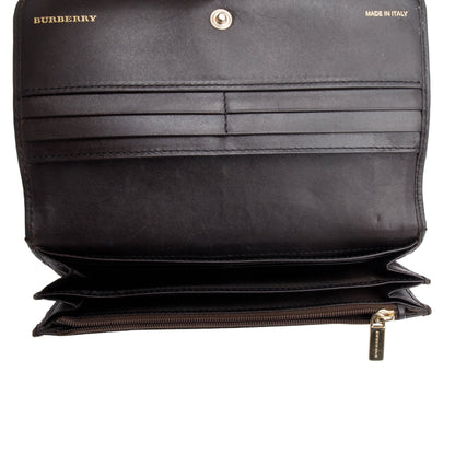 Burberry House Check Continental Wallet