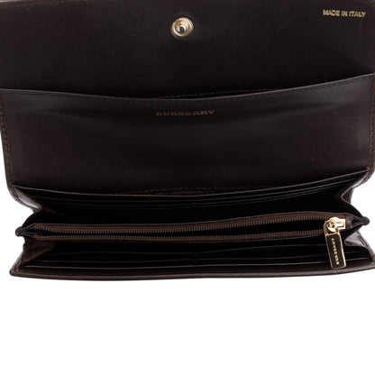Burberry House Check Continental Wallet