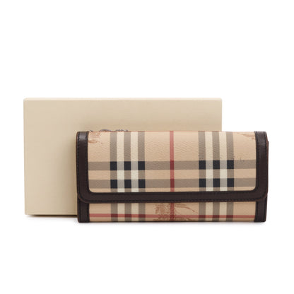Burberry House Check Continental Wallet