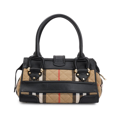 Burberry House Check Quilted Canvas Large Manor Tote Bag