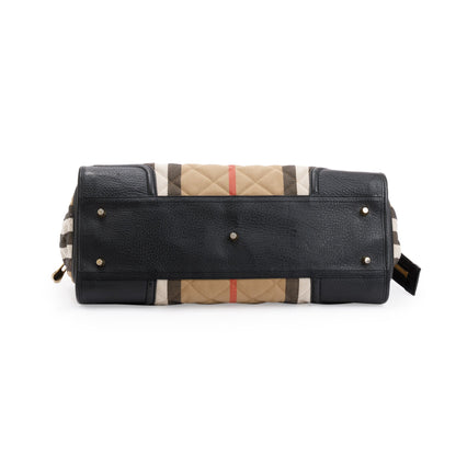 Burberry House Check Quilted Canvas Large Manor Tote Bag