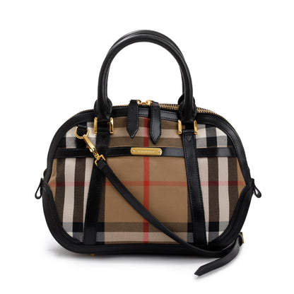 Burberry House Check Small Orchard Bowling Bag