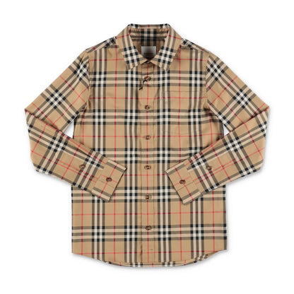 BURBERRY KIDS NOVA CHECK BUTTON DOWN SHIRT