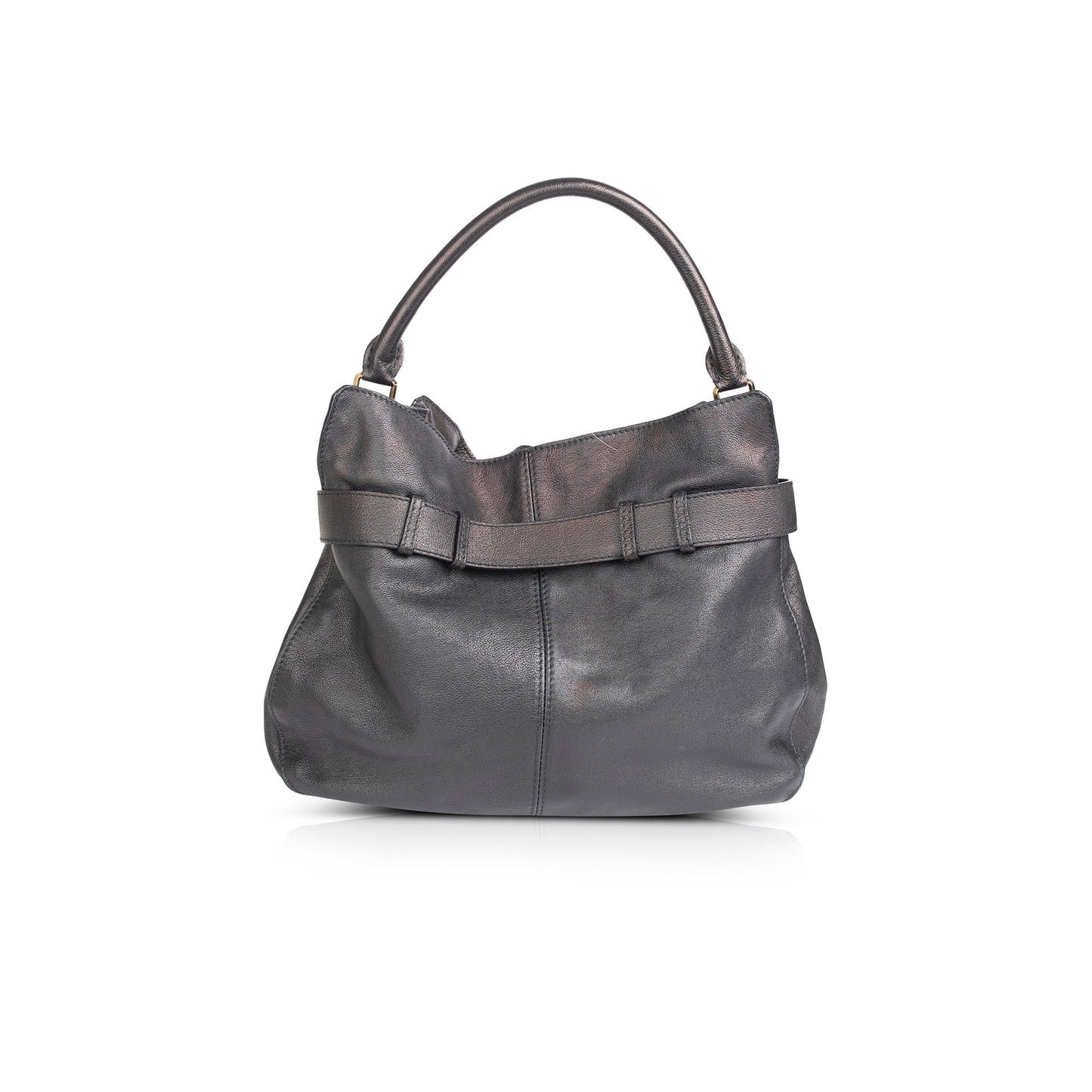 Burberry Large Lambeth Leather Hobo