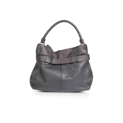 Burberry Large Lambeth Leather Hobo