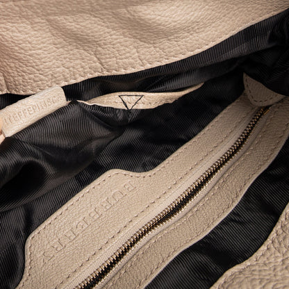 Burberry Large Lambeth Leather Hobo