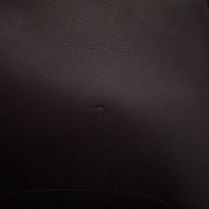 Burberry Large Leather & Haymarket Check Bridle Saddle Bag