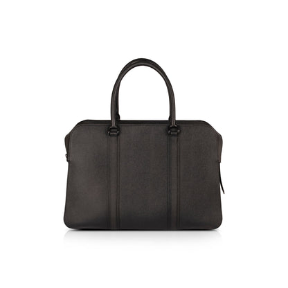 Burberry Large Textured Leather Briefcase