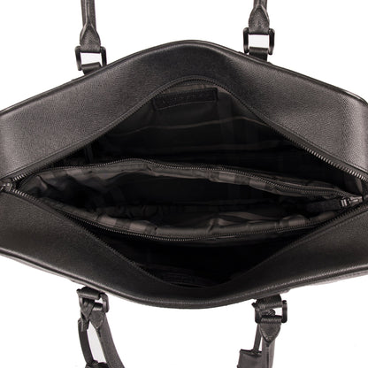 Burberry Large Textured Leather Briefcase