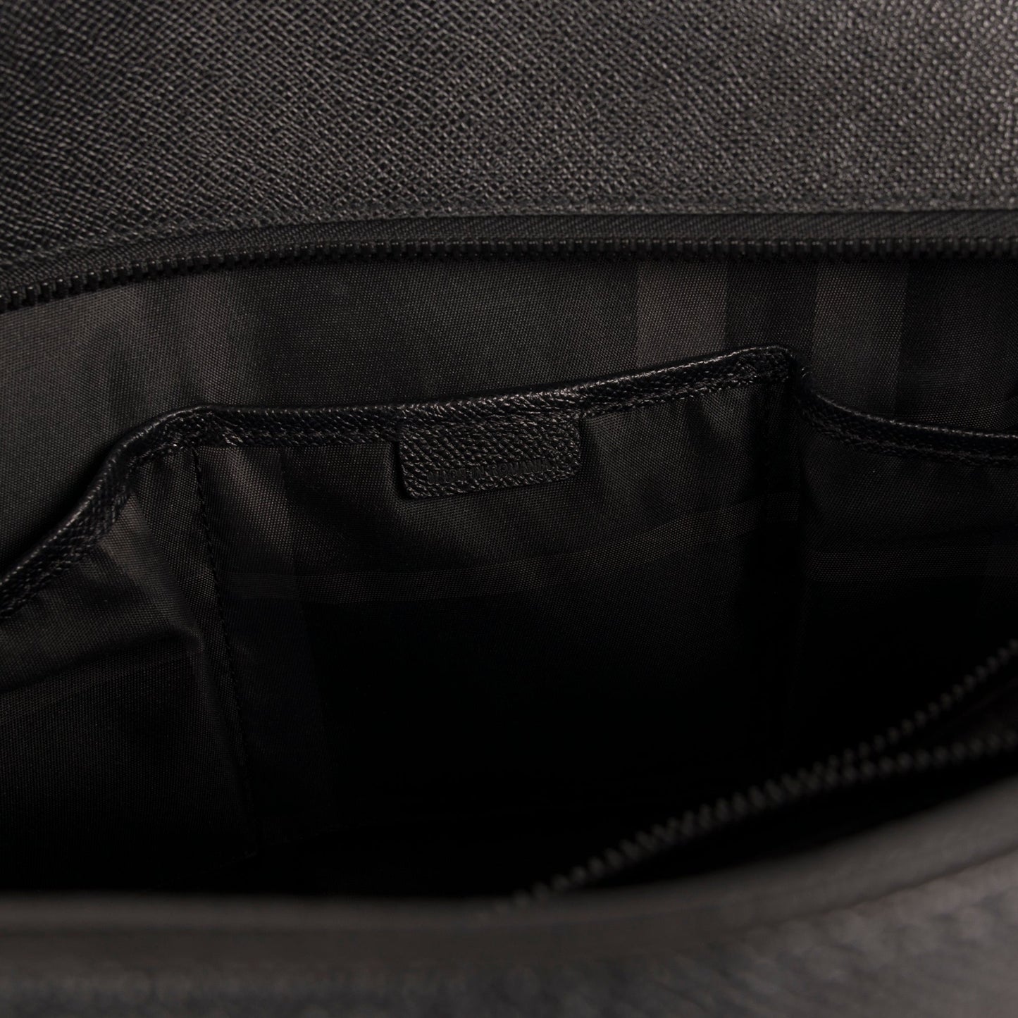 Burberry Large Textured Leather Briefcase