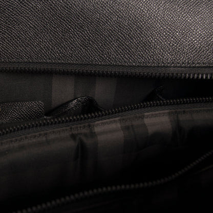 Burberry Large Textured Leather Briefcase
