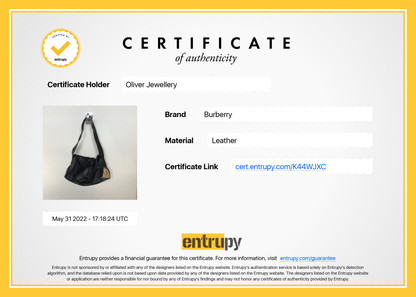 Burberry Leather Horn Toggle Shoulder Bag