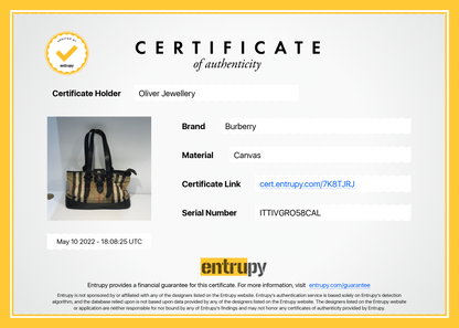 Burberry Leather-Trimmed House Check Shoulder Bag