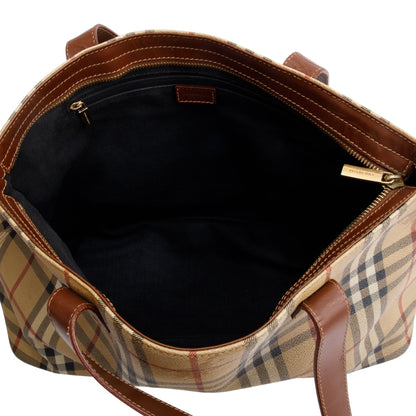 Burberry London Nova Check Tote Bag