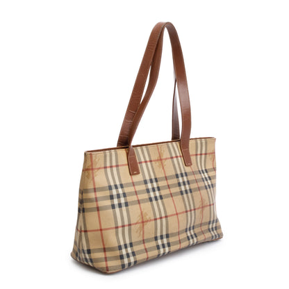 Burberry London Nova Check Tote Bag