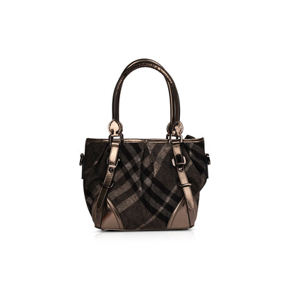 Burberry Lowry Beat Check Tote
