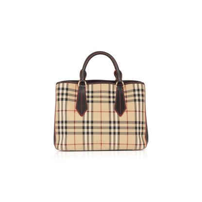 Burberry Medium Ballingdon Horseferry Check Tote