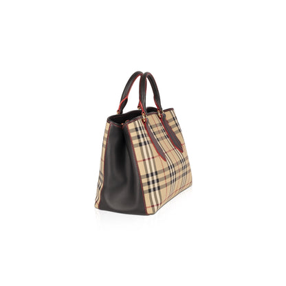 Burberry Medium Ballingdon Horseferry Check Tote