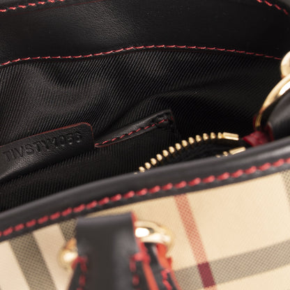 Burberry Medium Ballingdon Horseferry Check Tote