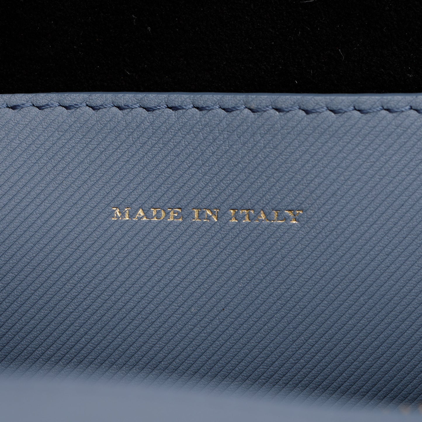 Burberry Medium Blue Trench Calfskin DK88 Top Handle Bag