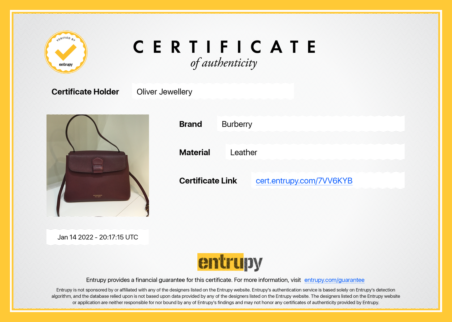 Burberry Medium Camberley Tote