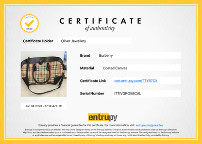 Burberry Medium Haymarket Check Primrose Tote