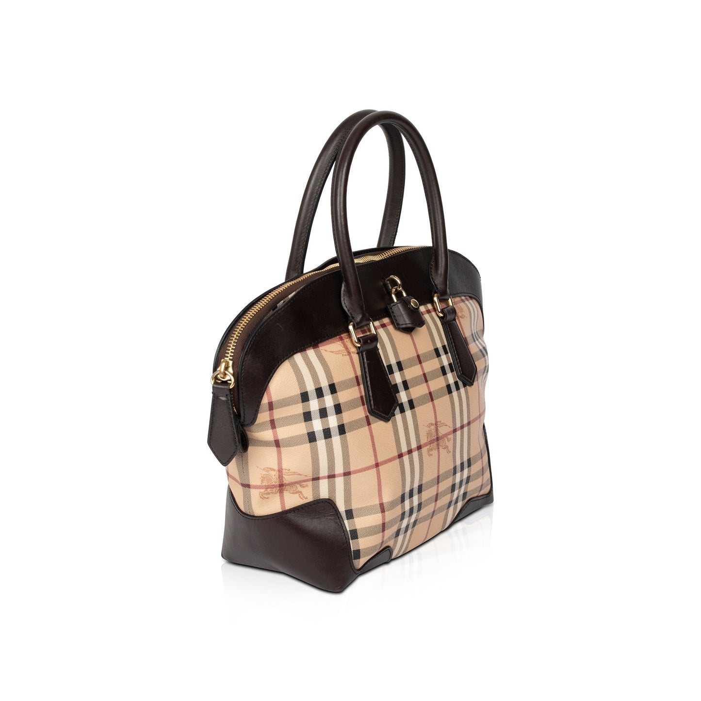 Burberry Medium Haymarket Check Primrose Tote