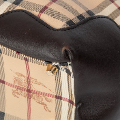 Burberry Medium Haymarket Check Primrose Tote