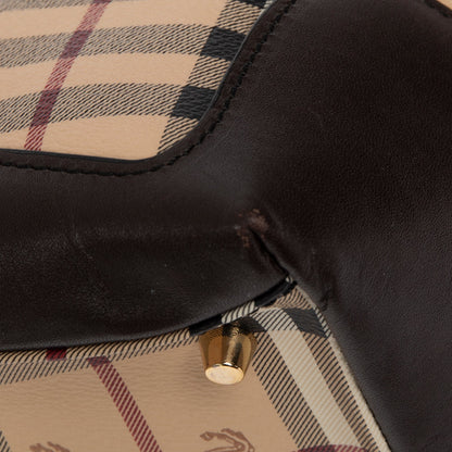 Burberry Medium Haymarket Check Primrose Tote