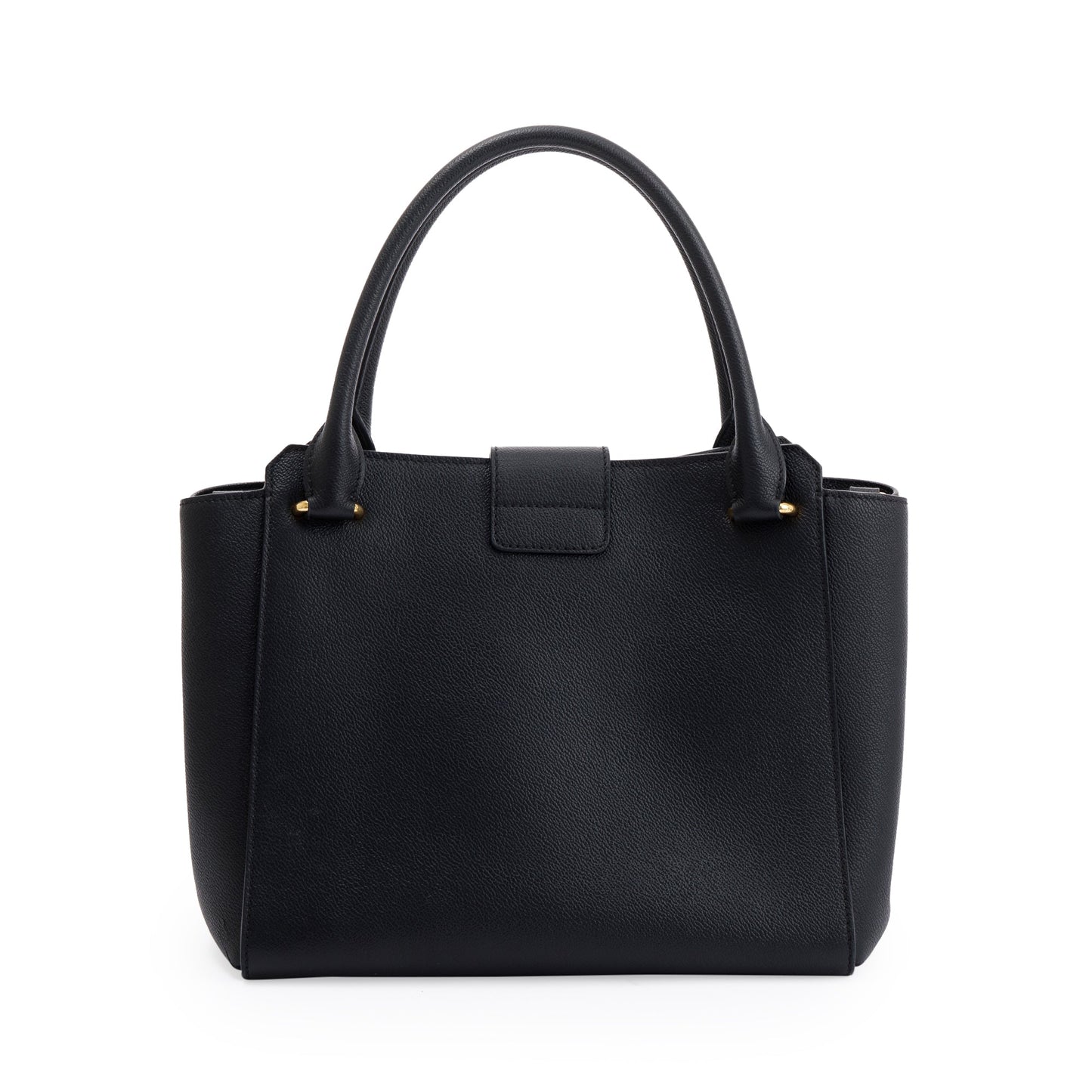 Burberry Medium Leather Buckle Tote
