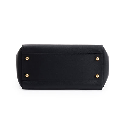 Burberry Medium Leather Buckle Tote