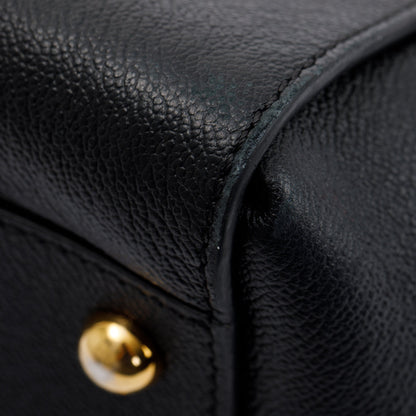 Burberry Medium Leather Buckle Tote