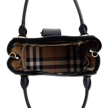 Burberry Medium Leather Buckle Tote