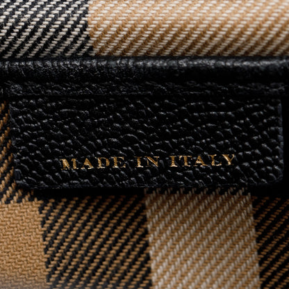 Burberry Medium Leather Buckle Tote