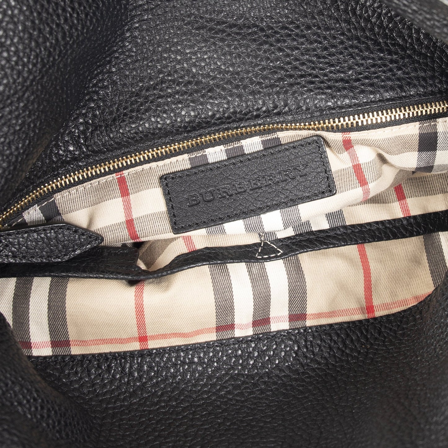 Burberry Medium Leather Cale Hobo