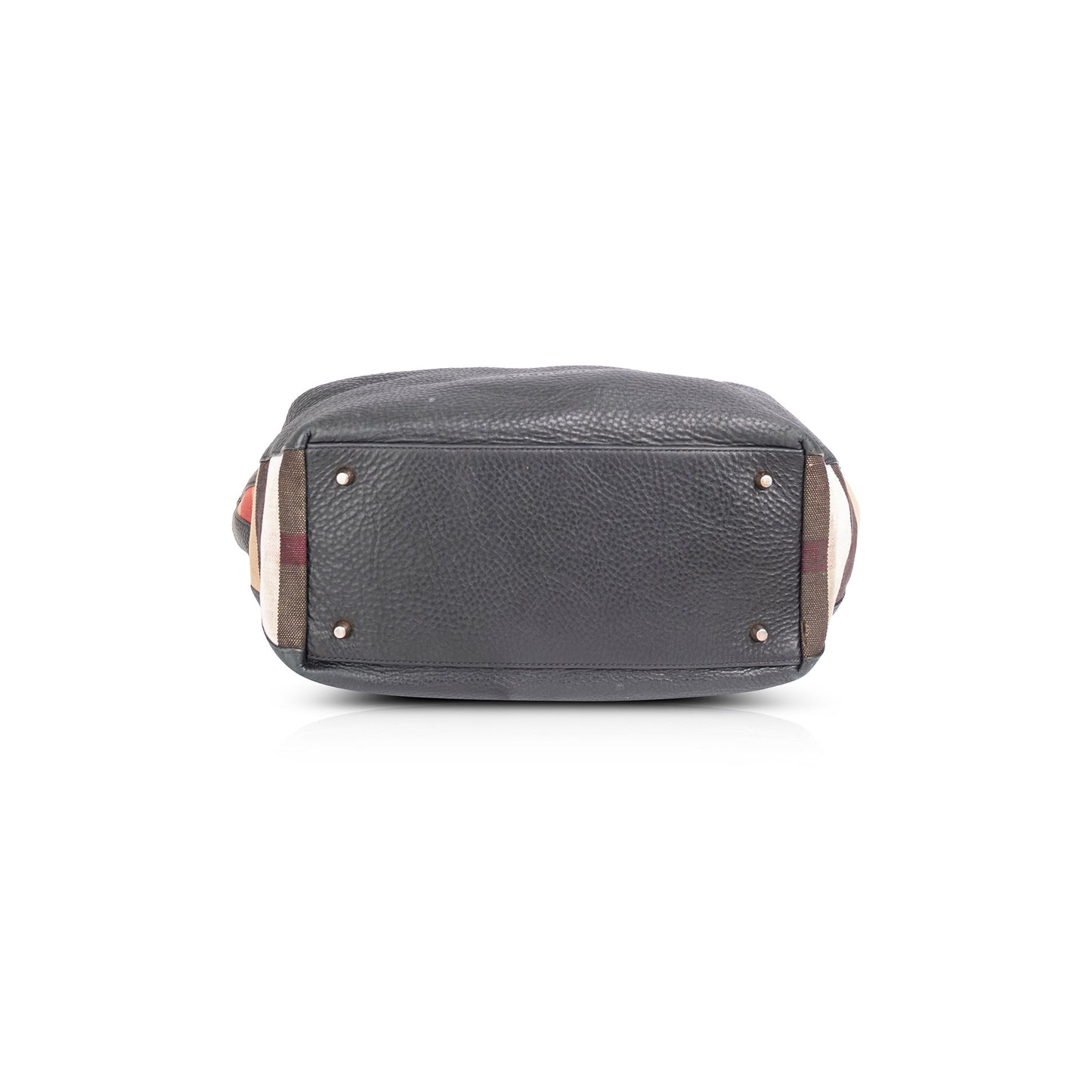 Burberry Medium Maidstone Leather & House Check Tote