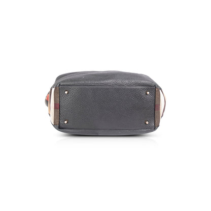 Burberry Medium Maidstone Leather & House Check Tote