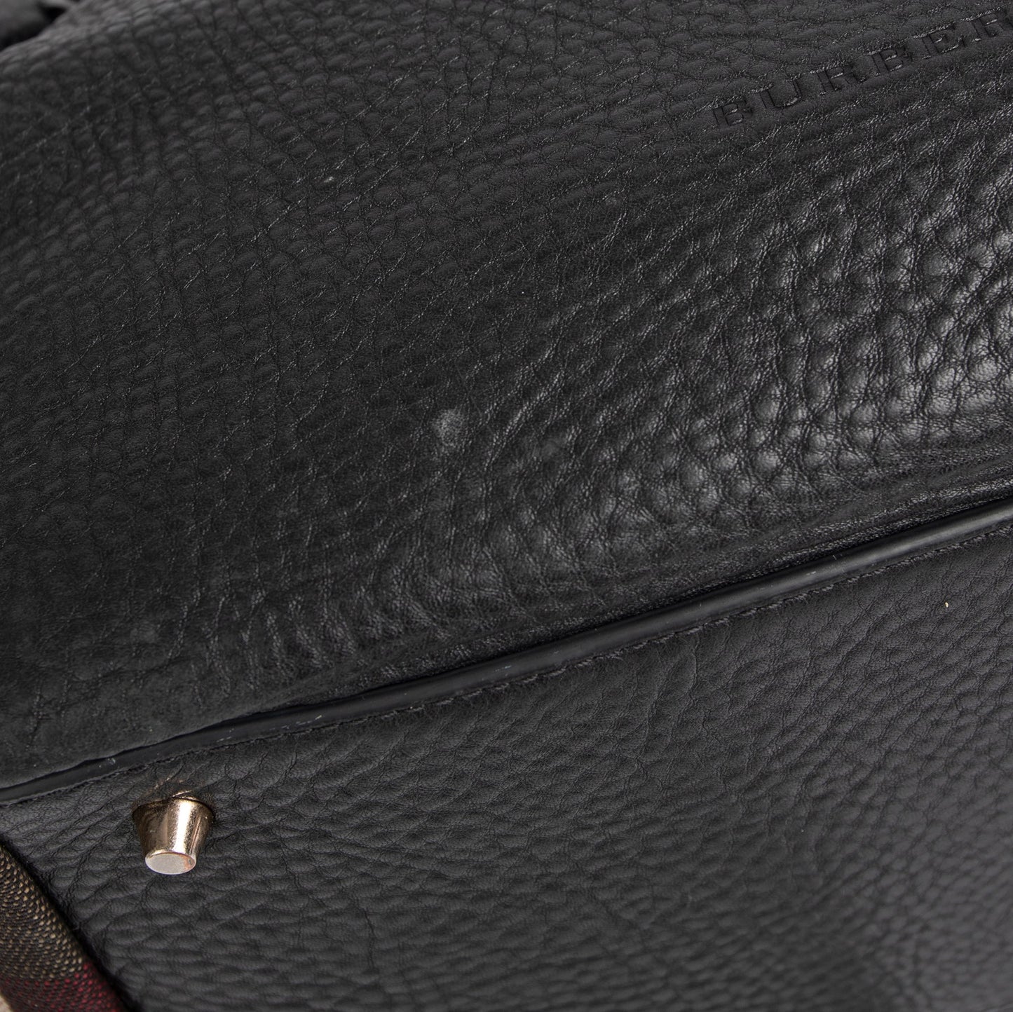 Burberry Medium Maidstone Leather & House Check Tote