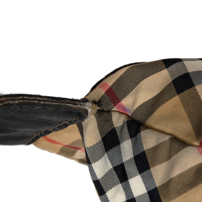 Burberry Medium Vintage Check & Leather Bum Bag