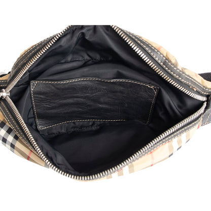 Burberry Medium Vintage Check & Leather Bum Bag