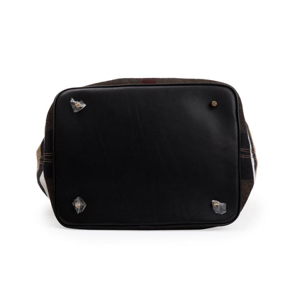 Burberry Mega Check Medium Ashby Hobo Bag