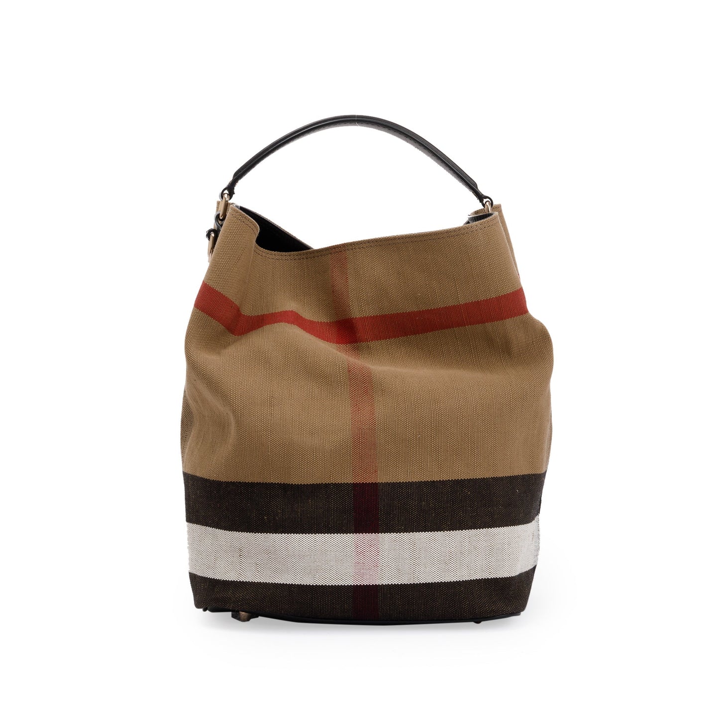 Burberry Mega Check Medium Ashby Hobo Bag