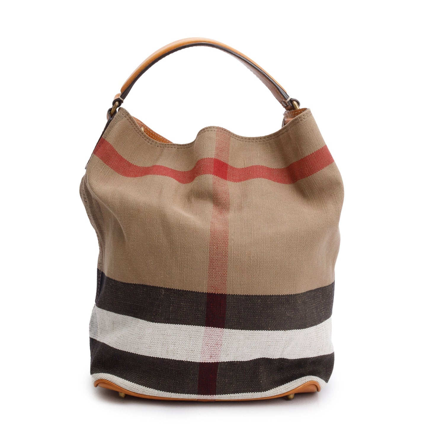 Burberry Mega Check Medium Ashby Hobo Bag